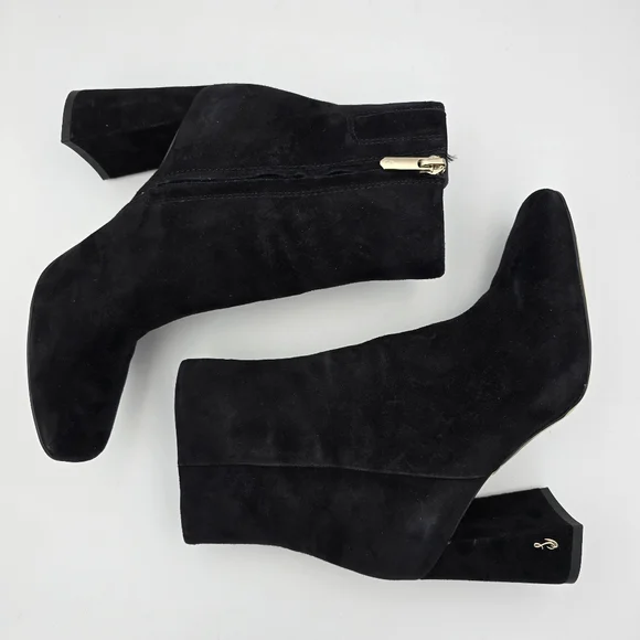 Sam Edelman Codie Booties, Black Suede, Women's Size 6.5 - Picture 12 of 12